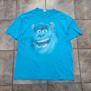Vintage Y2K Monsters University Inc. Men's XL Sully Big Face Movie Promo T Shirt